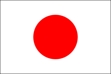 Bandeira nacional do japão